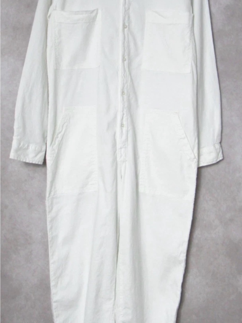 Frank & Eileen White Cotton Northern Ireland Jumpsuit Size Large - Picture 3 of 6